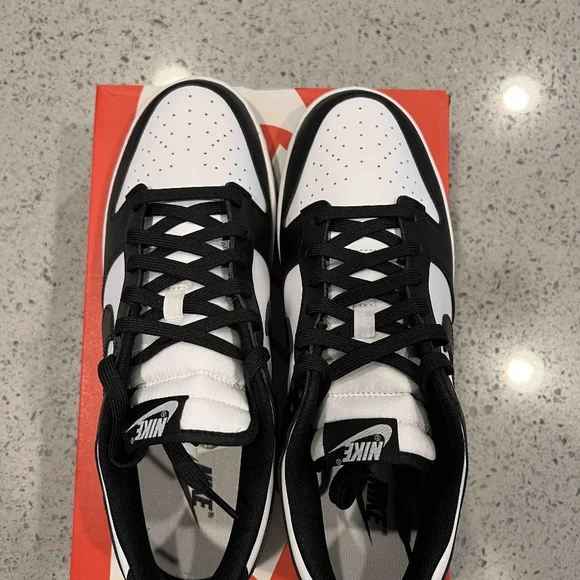 Nike Dunk Low Retro Black/White aka Panda 10.5 NWT - Picture 6 of 8